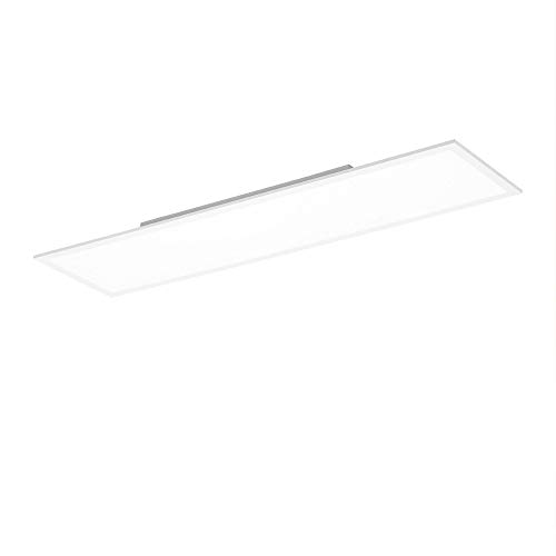 SellTec LED-Panel flach, 120x30cm, 28Watt LED Deckenlampe Neutralweiß - Tageslichtweiß | LED Deckenleuchte für Wohnzimmer, Küche & Büro, 4000 Kelvin von SellTec