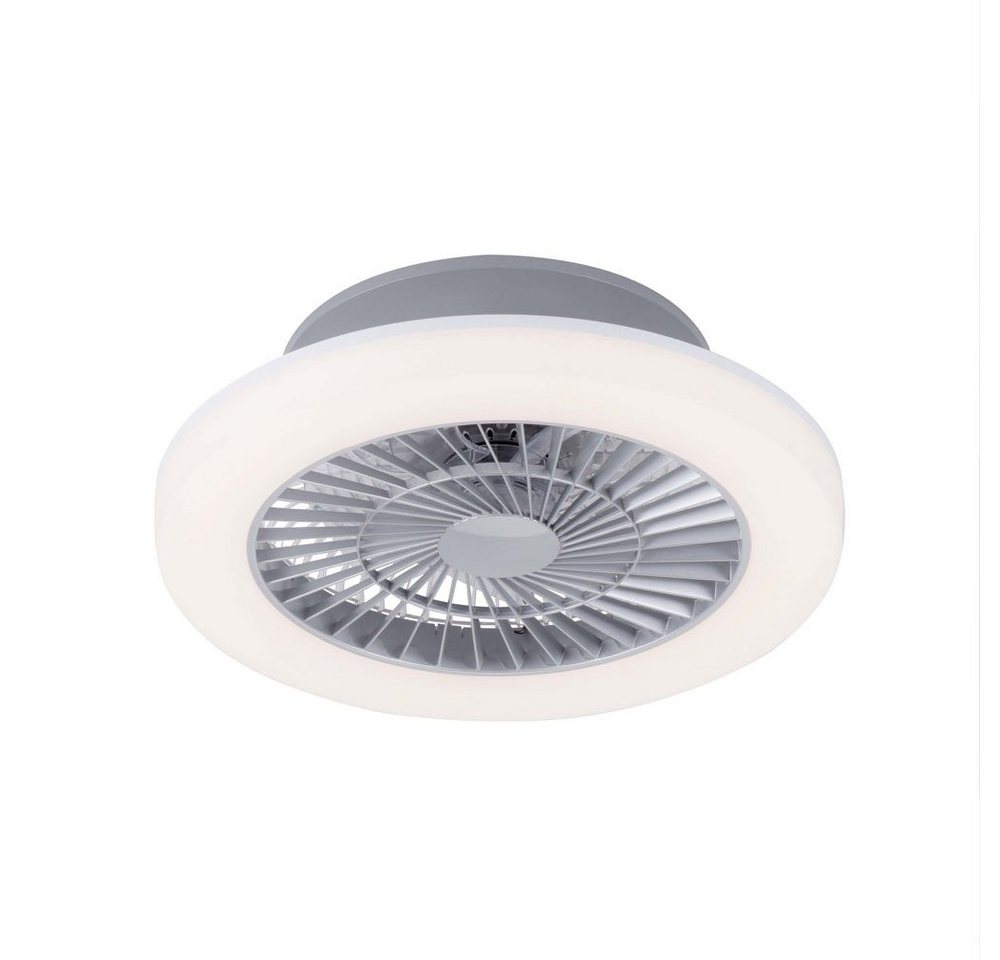 SellTec LED Deckenleuchte LED Deckenleuchte Ventilator, Bedienbar über Wandschalter, 1 x LED-Board/ 32Watt, warmweiß, warmweiß, inkl. Deckenventilator Serienschaltung von SellTec