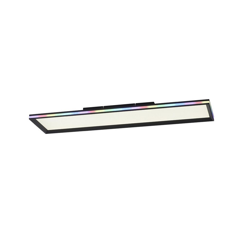 SellTec LED Deckenleuchte LED Deckenlampe Panel Digital, CCT-Farbtemperaturregelung, RGB Rainbow Lichteffekt, Dimmfunktion, 1x LED-Board/21,50 Watt, Warmweiß bis Kaltweiß, RGB Rainbow, RGB CCT Farbwechsel dimmbar Fernbedienung schwarz von SellTec