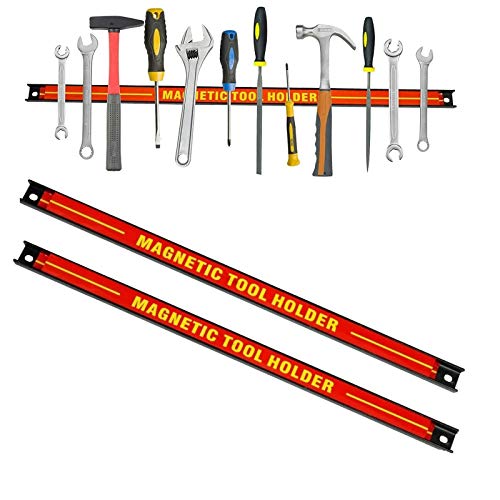 Magnetleiste Werkzeughalter Magnet Werkzeugleiste Magnetisch Werkzeugholder Magnetschiene Wandhalter (2 x 60cm) von Sellnet