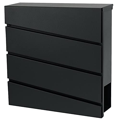 Verda Briefkasten Postkasten Designer Wandbriefkasten Mailboxen Modellwahl 2X Schlüssel(SN3645-2) von Sellnet