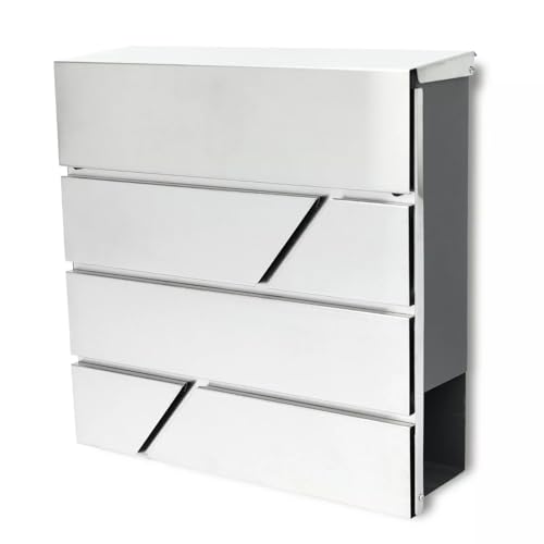 Verda Briefkasten Wandbriefkasten Postkasten Zeitungsrolle Mailboxen 2X Schlüsseln SN3641 von Sellnet