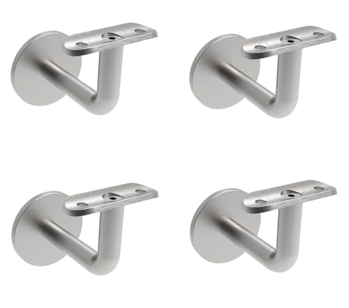 Sellon24® 4 x Edelstahl Handlaufhalter Handlaufträger für Rohr 42,4x2,0 Handlauf Wandhalter Geländer S24U-0111-042 von Sellon24