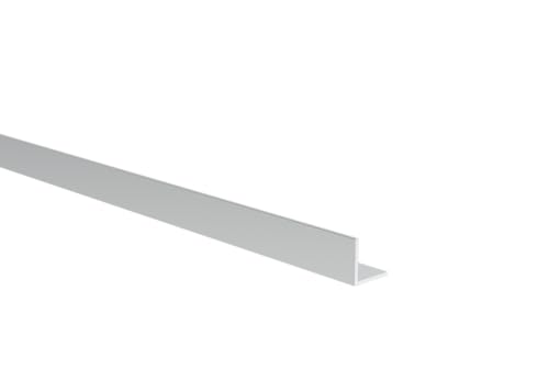 Sellon24® Alu Winkel Aluminium L-Profil Winkelprofil Winkelleiste Zaun Winkelschiene Aluprofil 100-200cm (200cm L20x20x2 mm) von Sellon24
