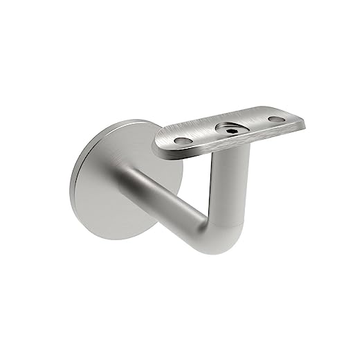Sellon24® Edelstahl Handlauf Konfigurator 42,4 Treppe Zubehör Wandhandlauf Handlaufhalter Halterung Verbinder Eckbogen Rohr Edelstahlrohr Steckfitting V2A Geländer geschliffen Wand SET von Sellon24