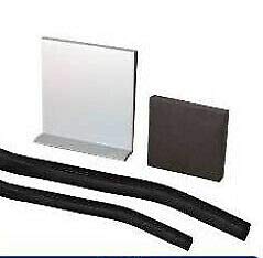 Sellon24® Ganzglasgeländer Glasgeländer Bodenprofil ALU aufgesetzte Bodenmontage Profil Aluminium eloxiert für Glas 12-21,52 mm Vollmaterial AbP geprüft Belastbarkeit G/h: 3 kN - Konfigurator L von Sellon24