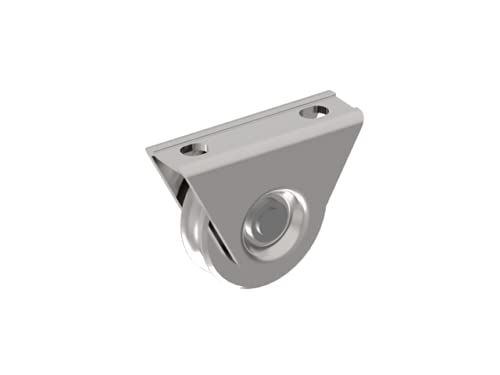 Sellon24® U - Laufrolle mit Anschraubplatte Ø60 80 100 Tore Torrolle Schiebetorrolle R8 (100mm H/31U) von Sellon24