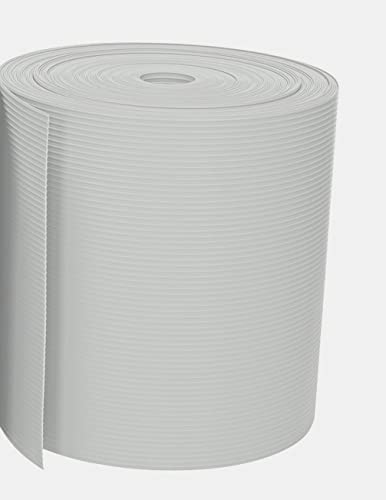 Sellon24 PVC Sichtschutz Streifen Zaunblende Folie Doppelstabmatte Zaun Zaunfolie 1200g/m² (0,19 * 26m, Weiß RAL 9003) von Sellon24