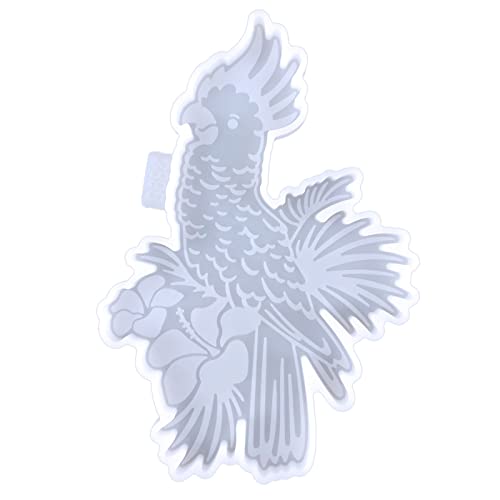 Epoxidharz Formen, Resin Silikonform, Papagei-Untersetzer-Form-Harz-Silikon-Formen DIY Kristallkleber-runde Geformte Ablage-Form Für Die Herstellung Von Obst-Aufbewahrungsplatten von Selma.