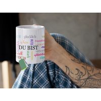 Du Bist Stark Mutig Kaffeetasse Mit Spruch Einzigartig Wundervoll Geschenktasse Tasse Buntes Geburtstaggeschenk Für Sie Ihm Geschenke von SelminDesign