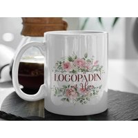 Logopädin Mit Herz | Personalisierte Tasse Geschenktasse Personalisierbar Kaffeetasse Teetasse Spruch Danke Für Geduld Arbeit von SelminDesign