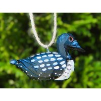 Seetaucher Ente Holz Ornament Hängefigur Handgemachte Geschnitzte Dekoration von Selsela