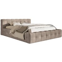 Selsey Design | Tilly Bettgestell Chenille mit Stauraum von Selsey Design