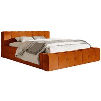 Selsey Design | Tilly Bettgestell Samt mit Staufach von Selsey Design