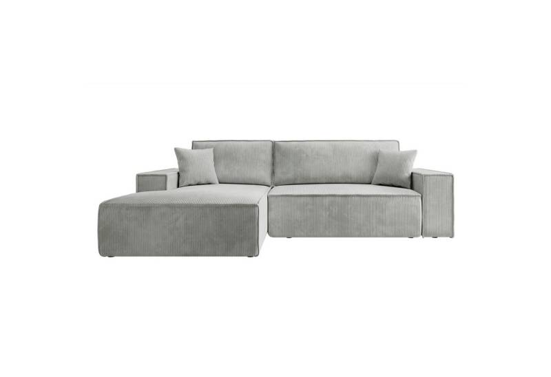 Selsey Ecksofa FARESE NEW, mit Schlaffunktion, Bettkasten und tierfreundlichem Cordbezug, 267 cm von Selsey