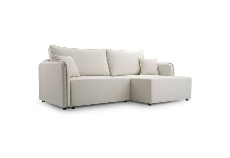 Selsey Ecksofa KASSIAN, Eckcouch mit Schlaffunktion & Bettkasten, 130×200 cm Liegefläche von Selsey