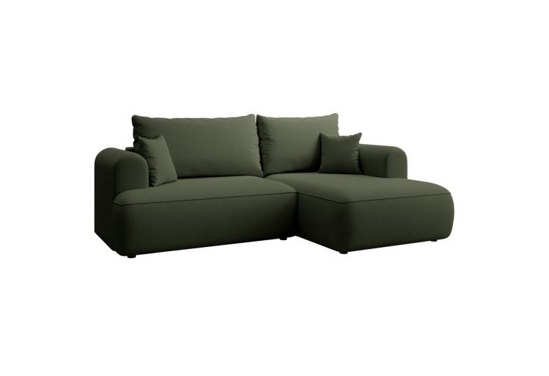 Selsey Ecksofa OVO MINI, Schlaffunktion 124x190 cm, Bettkasten, 2 Zierkissen von Selsey