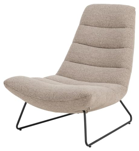 Selsey Forgents Loungesessel, Beige, 82 cm breit von Selsey