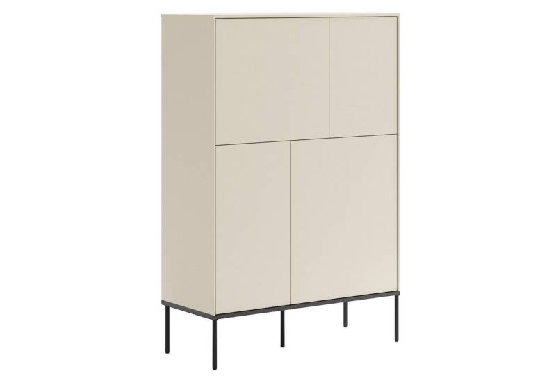 Selsey Highboard BELLEZO, Highboard mit vier Türen, 95 cm hoch, Creme Selsey Highboard BELLEZO, Highboard mit vier Türen, 95 cm hoch, Creme von Selsey