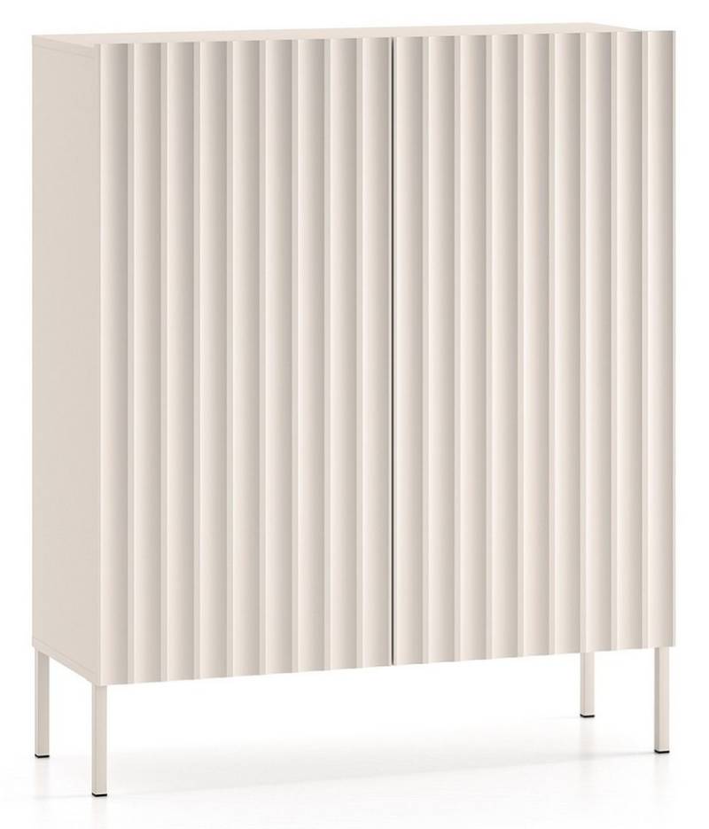 Selsey Highboard DERRIVA, 2-türig mit geriffelten Fronten, 3 Fächern, 120x100x37 cm Selsey Highboard DERRIVA, 2-türig mit geriffelten Fronten, 3 Fächern, 120x100x37 cm von Selsey