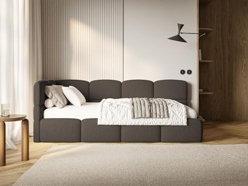 Selsey Jugendbett 90x200 cm Links Komfortables Polsterbett mit Bettkasten und HR30 Matratze Inklusive Abnehmbarem Rausfallschutz Gasdruckfedern für Stauraum Stabiler Rahmen Braun Selsey Jugendbett 90x200 cm Links Komfortables Polsterbett mit Bettkasten und HR30 Matratze Inklusive Abnehmbarem Rausfallschutz Gasdruckfedern für Stauraum Stabiler Rahmen Braun von Selsey