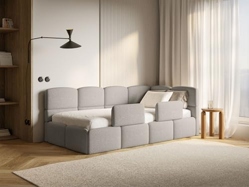 Selsey Jugendbett 90x200 cm Rechts Komfortables Polsterbett mit Bettkasten und HR30 Matratze Inklusive Abnehmbarem Rausfallschutz Gasdruckfedern für Stauraum Stabiler Rahmen Taupe Selsey Jugendbett 90x200 cm Rechts Komfortables Polsterbett mit Bettkasten und HR30 Matratze Inklusive Abnehmbarem Rausfallschutz Gasdruckfedern für Stauraum Stabiler Rahmen Taupe von Selsey