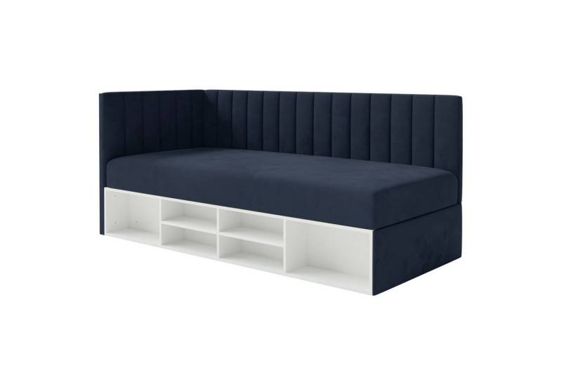 Selsey Jugendbett VENTRIO, mit Bonellfederkernmatratze, Bettkasten, Regal und Easy-Clean-Bezug von Selsey