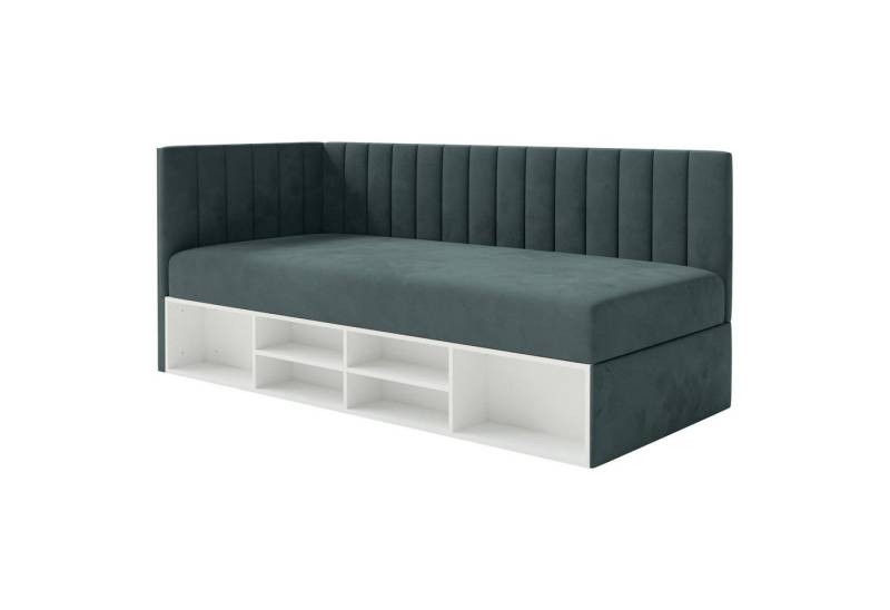 Selsey Jugendbett VENTRIO, mit Bonellfederkernmatratze, Bettkasten, Regal und Easy-Clean-Bezug von Selsey