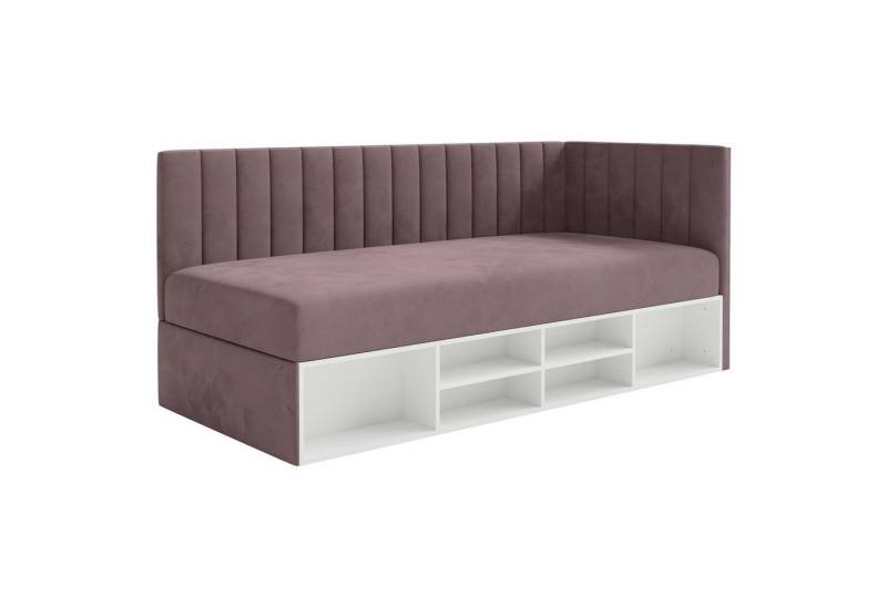 Selsey Jugendbett VENTRIO, mit Bonellfederkernmatratze, Bettkasten, Regal und Easy-Clean-Bezug von Selsey