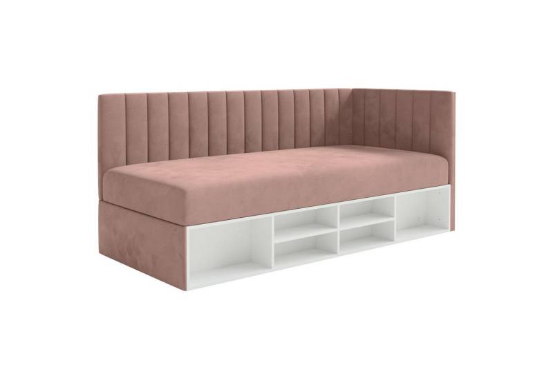 Selsey Jugendbett VENTRIO, mit Bonellfederkernmatratze, Bettkasten, Regal und Easy-Clean-Bezug von Selsey