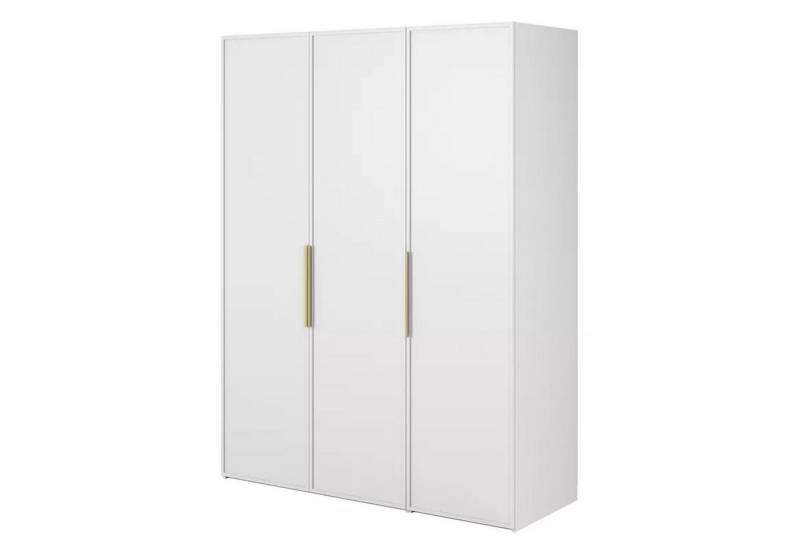 Selsey Kleiderschrank FRAME mit 3D-Optik, flexibler Innenaufteilung & Metallgriffen. von Selsey