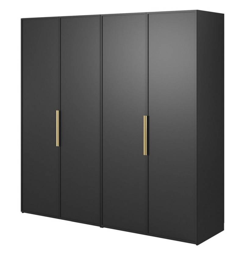 Selsey Kleiderschrank FRAME mit 3D-Optik, flexibler Innenaufteilung & Metallgriffen. von Selsey