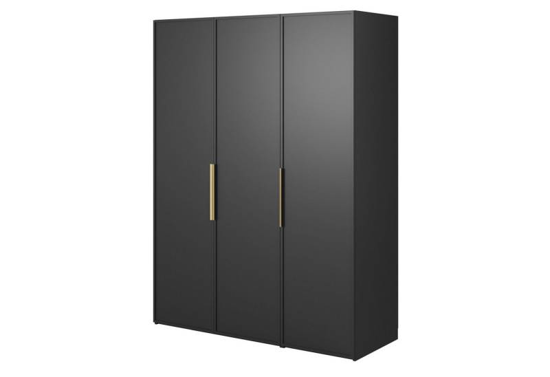 Selsey Kleiderschrank FRAME mit 3D-Optik, flexibler Innenaufteilung & Metallgriffen. von Selsey