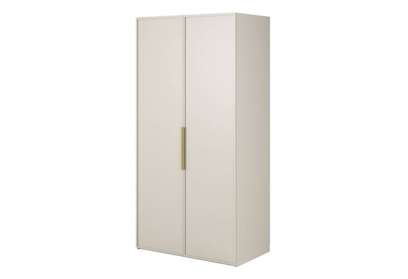 Selsey Kleiderschrank FRAME mit 3D-Optik, flexibler Innenaufteilung & Metallgriffen. von Selsey