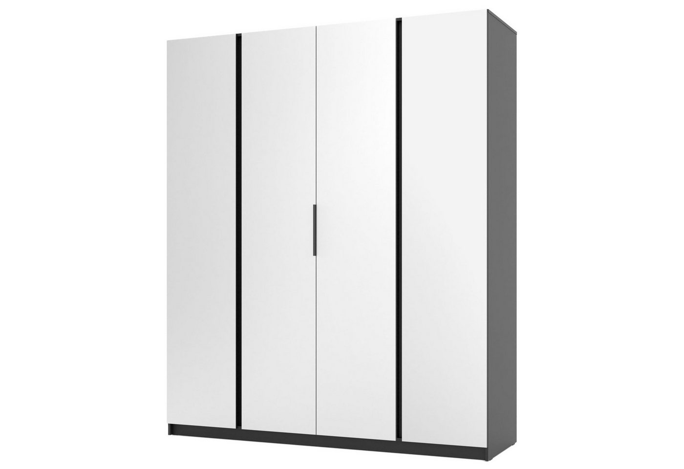 Selsey Kleiderschrank KAJA 4-türig mit Soft-Close, Kleiderstange und 11 Regalfächern, 200 cm Selsey Kleiderschrank KAJA 4-türig mit Soft-Close, Kleiderstange und 11 Regalfächern, 200 cm von Selsey