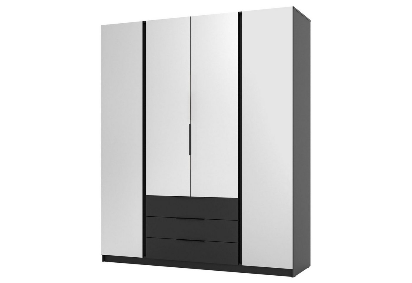 Selsey Kleiderschrank KAJA 4-türig mit Soft-Close, Kleiderstange und 11 Regalfächern, 200 cm Selsey Kleiderschrank KAJA 4-türig mit Soft-Close, Kleiderstange und 11 Regalfächern, 200 cm von Selsey