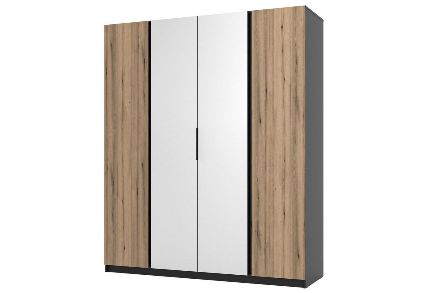 Selsey Kleiderschrank KAJA 4-türig mit Soft-Close, Kleiderstange und 11 Regalfächern, 200 cm Selsey Kleiderschrank KAJA 4-türig mit Soft-Close, Kleiderstange und 11 Regalfächern, 200 cm von Selsey