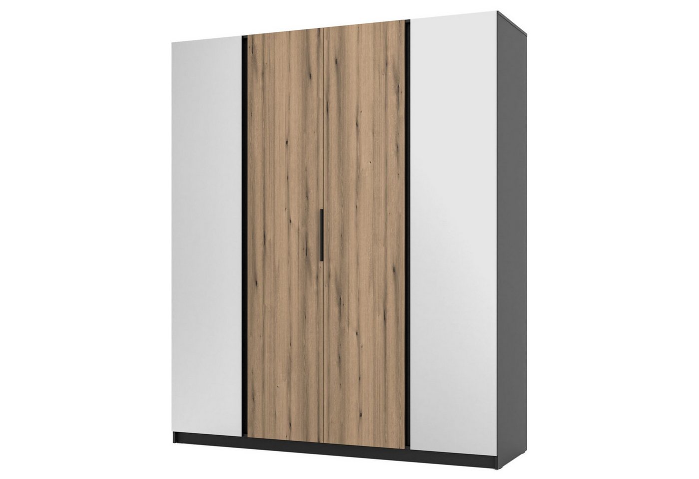 Selsey Kleiderschrank KAJA 4-türig mit Soft-Close, Kleiderstange und 11 Regalfächern, 200 cm Selsey Kleiderschrank KAJA 4-türig mit Soft-Close, Kleiderstange und 11 Regalfächern, 200 cm von Selsey