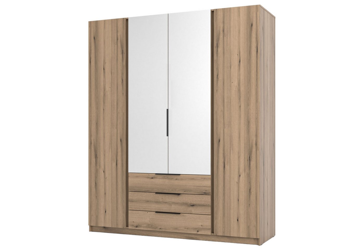 Selsey Kleiderschrank KAJA 4-türig mit Soft-Close, Kleiderstange und 11 Regalfächern, 200 cm Selsey Kleiderschrank KAJA 4-türig mit Soft-Close, Kleiderstange und 11 Regalfächern, 200 cm von Selsey