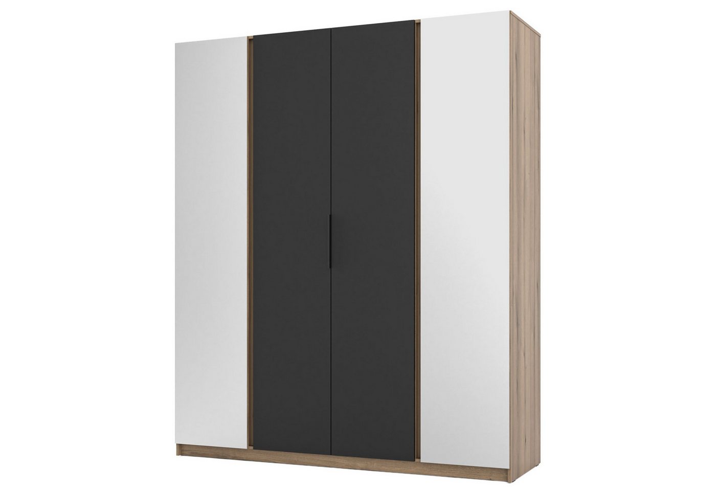 Selsey Kleiderschrank KAJA 4-türig mit Soft-Close, Kleiderstange und 11 Regalfächern, 200 cm Selsey Kleiderschrank KAJA 4-türig mit Soft-Close, Kleiderstange und 11 Regalfächern, 200 cm von Selsey