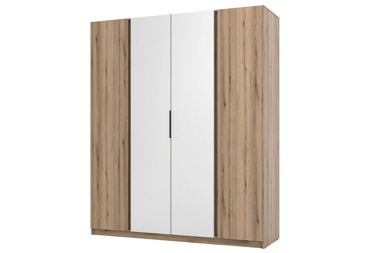 Selsey Kleiderschrank KAJA 4-türig mit Soft-Close, Kleiderstange und 11 Regalfächern, 200 cm Selsey Kleiderschrank KAJA 4-türig mit Soft-Close, Kleiderstange und 11 Regalfächern, 200 cm von Selsey