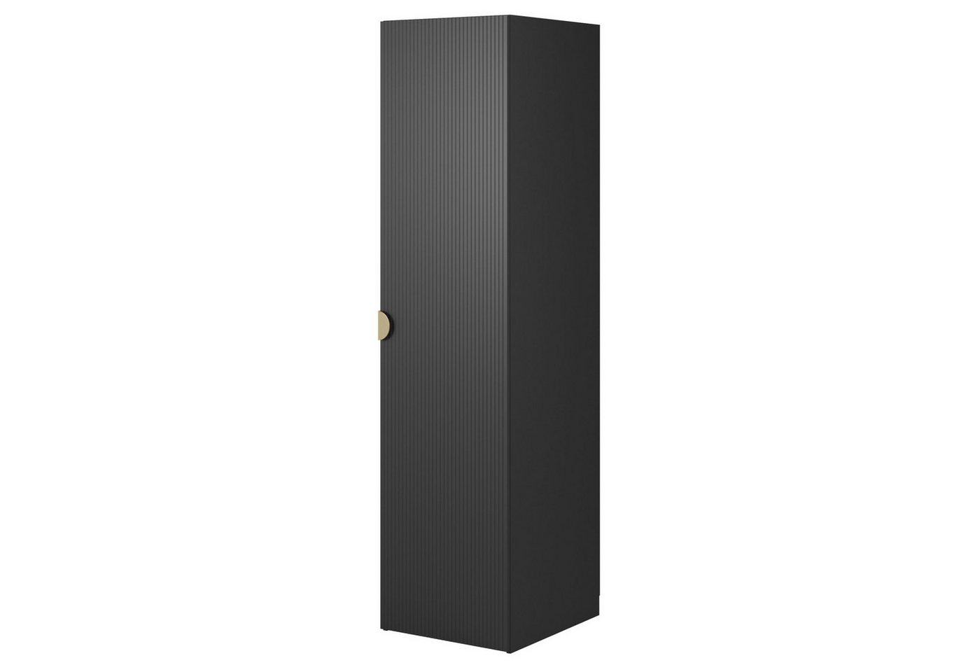 Selsey Kleiderschrank MOONIR mit geriffelten Fronten, Kleiderstange und Regalen Selsey Kleiderschrank MOONIR mit geriffelten Fronten, Kleiderstange und Regalen von Selsey
