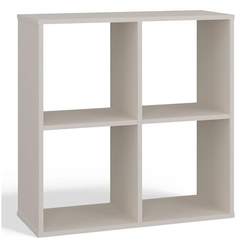 Selsey Malax Wandregal, 4 Fächer, 75x74x30 cm, laminiertes Holz, Farbe: Kaschmir, modular hoch/niedrig, modern/klassisch, für Wohnzimmer/Büro, einfache Selbstmontage Selsey Malax Wandregal, 4 Fächer, 75x74x30 cm, laminiertes Holz, Farbe: Kaschmir, modular hoch/niedrig, modern/klassisch, für Wohnzimmer/Büro, einfache Selbstmontage von Selsey