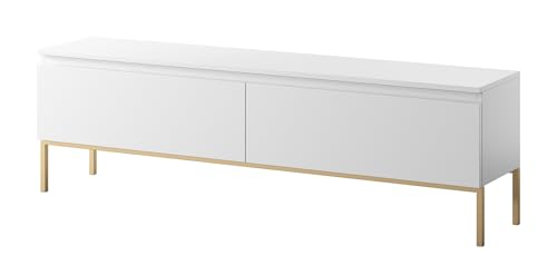 Selsey TV-Schrank, Holzwerkstoff, Weiß, 150 cm von Selsey