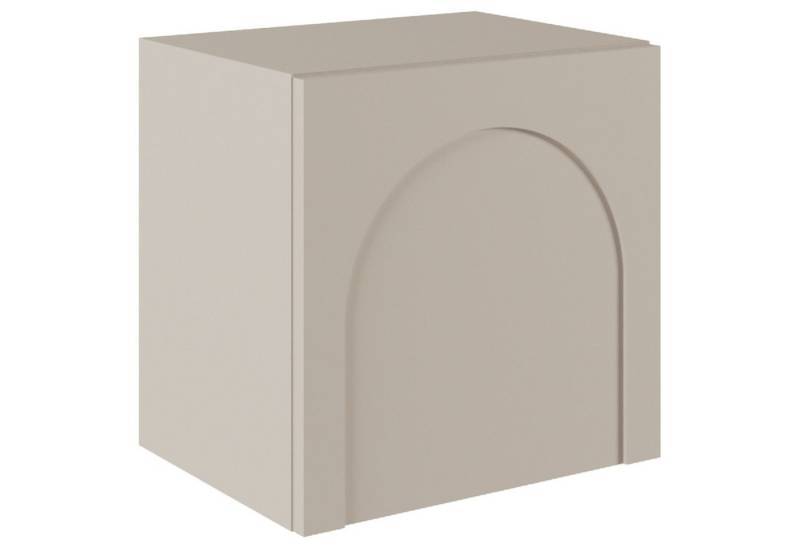 Selsey Nachttisch ARKADIA, Nachttisch in Kaschmirgrau, matte Oberfläche mit Bogenfront, 50 cm Selsey Nachttisch ARKADIA, Nachttisch in Kaschmirgrau, matte Oberfläche mit Bogenfront, 50 cm von Selsey