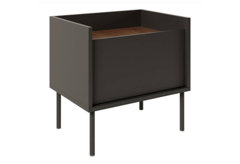 Selsey Nachttisch TOVI, Beistelltisch 1-türig mit Tablett-Tischplatte, 50 cm von Selsey