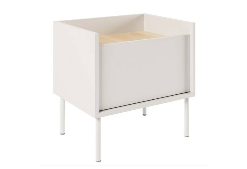 Selsey Nachttisch TOVI, Beistelltisch 1-türig mit Tablett-Tischplatte, 50 cm von Selsey