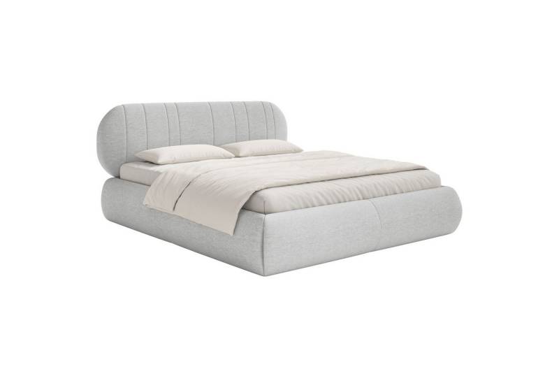Selsey Polsterbett ASMELIO, Doppelbett mit Rollrost und Kopfteil von Selsey