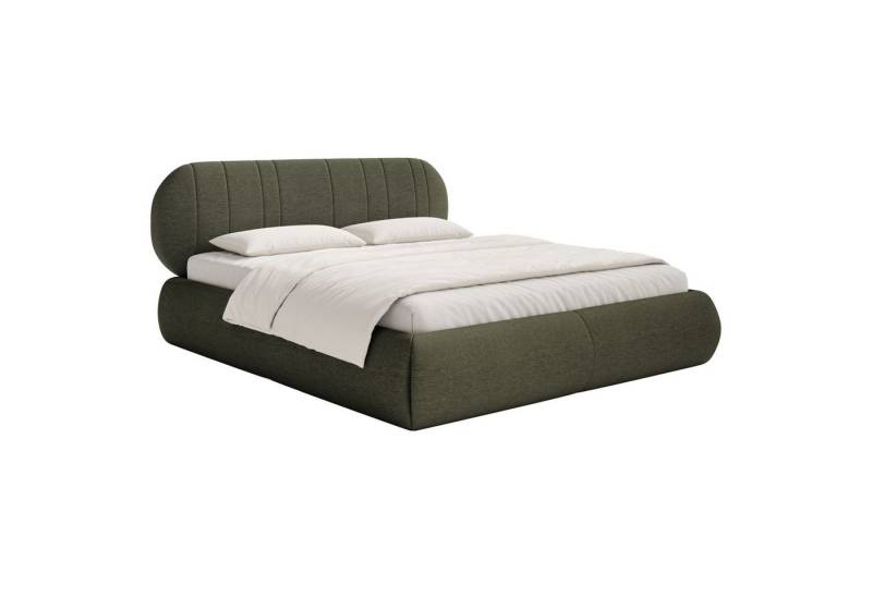 Selsey Polsterbett ASMELIO, Doppelbett mit Rollrost und Kopfteil von Selsey