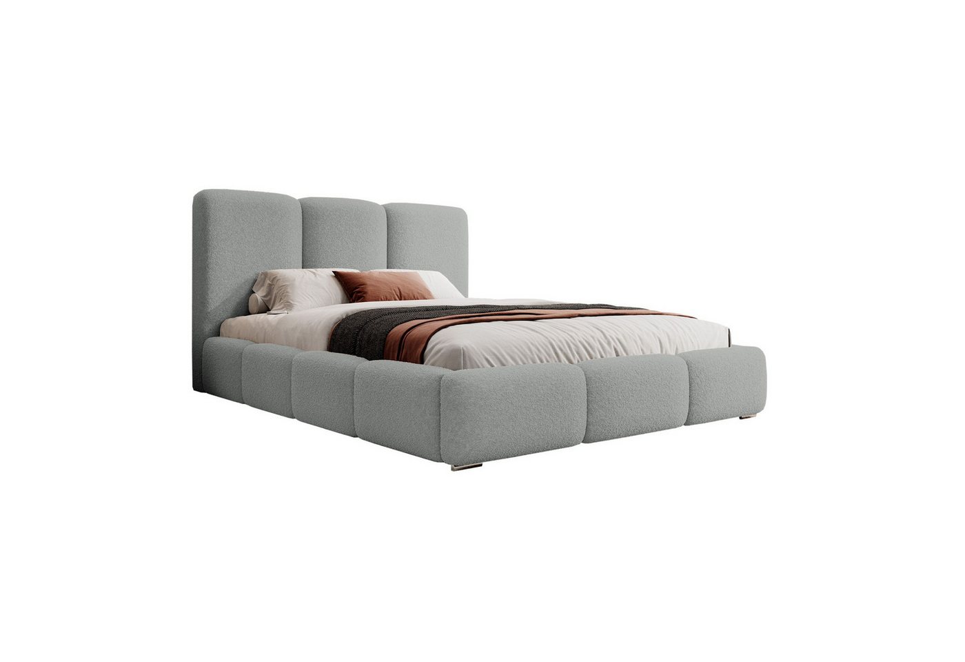 Selsey Polsterbett BAURO, Gepolstertes Doppelbett mit Bettkasten, Lattenrost und Kopfteil Selsey Polsterbett BAURO, Gepolstertes Doppelbett mit Bettkasten, Lattenrost und Kopfteil von Selsey